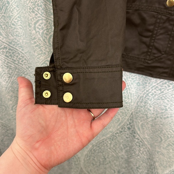 NWT Women’s J. Crew Waxed Cotton Downtown Field Utility Jacket - Picture 4 of 10